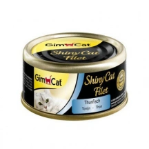 GimCat (ДжимКет) Shiny Cat Filet Консервований корм для котів з тунцем