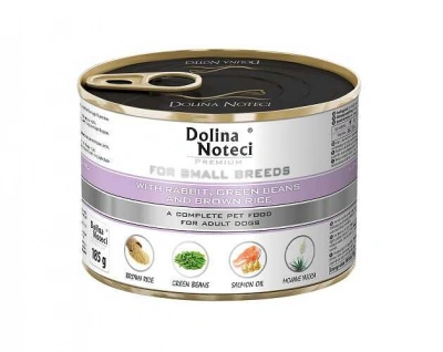 Dolina Noteci (Доліна Нотечі) Premium Small Breeds Консерви з кроликом, квасолею та коричневим рисом для собак малих порід