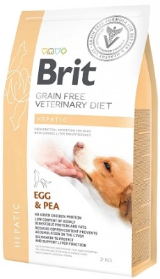 Brit Veterinary Diet (Бріт Ветеринарі Дієт) Hepatic 2 кг Лікувальний корм для собак при хворобі печінки