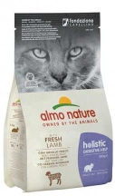 Almo Nature (Альмо Натюр) Holistic Cat With Fresh Meat Digestive Help Lamb Беззерновий корм зі свіжим ягням для котів та кішок з чутливим травленням