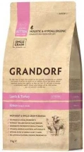 Grandorf (Грандорф) Kitten Lamb & Turkey Беззерновий корм для кошенят та вагітних кішок з ягням і індичкою img