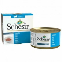 Schesir (Шезір) Cat Консерви для кішок з тунцем та овочами в желє img