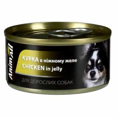 AnimAll (ЕнімАлл) Dog Adult Chicken in Jelly Вологий корм з куркою в желе для дорослих собак