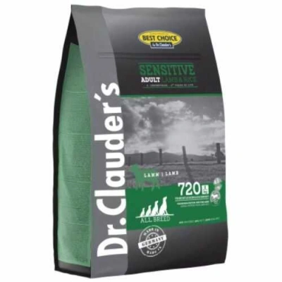 Dr. Clauder's (Др. Клаудерс) Best Choice Dog Adult All Breeds Sensitive Lamb & Rise Сухий корм з ягням і рисом для собак з чутливим травленням