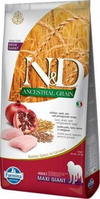 Farmina (Фарміна) N&D Low Grain Giant Maxi Adult Chicken & Pomegranate Низькозерновий сухий корм із куркою та гранатом для собак гігантських порід