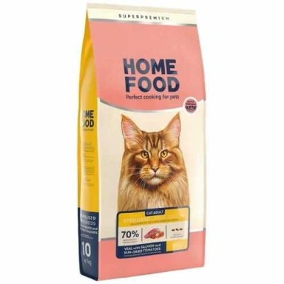 Home Food (Хоум Фуд) Cat Adult Sterilised Large Breeds Veal & Salmon Сухий корм з телятиною і лососем для стерилізованих котів і кішок великих порід