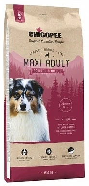 Chicopee (Чікопі) CNL Maxi Adult Poultry & Millet Корм ​​для великих порід собак