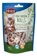 Trixie (Тріксі) PREMIO Rolls Light Ласощі для кішок, роли з куркою та сайдою img