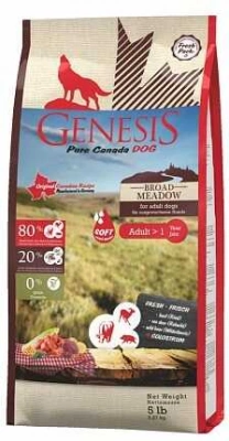 Genesis (Дженезіс) Pure Canada Broad Meadow Soft Беззерновий корм з свіжою яловичиною, косулею та кабаном для дорослих собак усіх порід