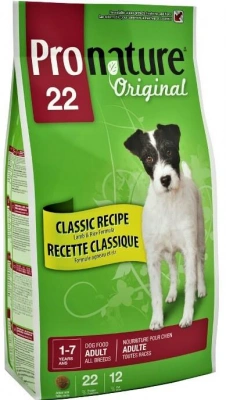 Сухий корм для дорослих собак Pronature Original Adult з ягням і рисом