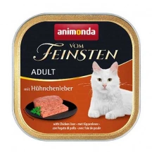 Animonda (Анімонда) Vom Feinsten Cat Adult Chicken liver Консервований корм з курячою печінкою для котів та кішок