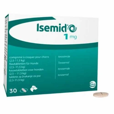 Isemid (Ісемід) 2 мг / 30 таб Сечогінні таблетки для собак