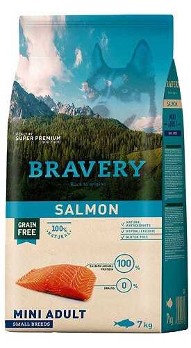 Корм для собак Bravery Mini Adult Salmon