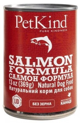 PetKind (ПетКайнд) Salmon Formula Беззерновий консервований корм для собак з лососем та оселедцем
