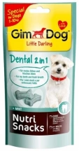 Кісточки для собак Ласощі для здоров'я зубів GimDog Dental 40 гр img