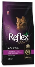 Reflex Plus (Рефлекс Плюс) Adult Cat Gourmet Сухий корм з куркою для котів та кішок