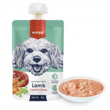 Wanpy (Ванпі) Dog Lamb Carrot & Pea Рідкий корм крем-пюре з ягням, морквою та горошком для собак img