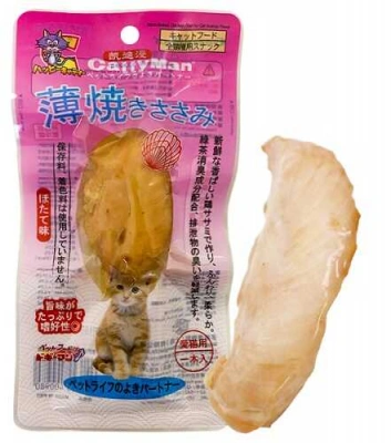 CattyMan (КеттіМен) Chicken Fillet Scallop Запечені ласощі з філе курки та морським гребінцем для котів та кішок