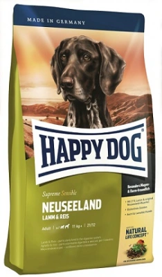 Happy Dog (Хеппі Дог) Neuseeland Сухий корм для собак з чутливим травленням з ягням
