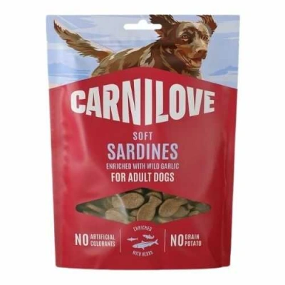 Carnilove (Карнілав) Soft Snack Dog Adult Sardine & Wild Garlic Напіввологі ласощі з сардиною і диким часником для дорослих собак різних порід