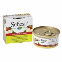 Schesir (Шезір) Cat Вологий корм для кішок з курячим філе та яблуками img