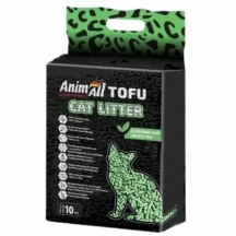 AnimAll (ЕнімАлл) Tofu Cat Litter Green Tea 6 л Соєвий наповнювач з ароматом зеленого чаю для котячого туалету img