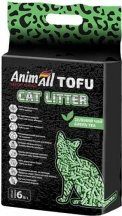AnimAll Tofu (ЕнімАлл Тофу) Cat litter Наповнювач соєвий для котячого туалету з ароматом зеленого чаю img