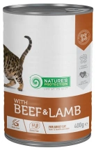 Natures Protection (Натур Протекшн) Adult Beef & Lamb Консерви для кішок з яловичиною та ягням img