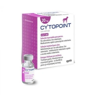 Cytopoint (Цитопоінт) Засіб для лікування атопічних та алергічних дерматитів у собак, 20 мг х 2 шт.