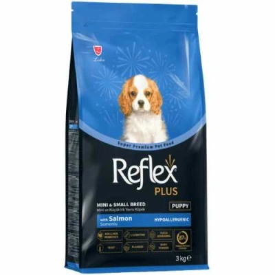 Reflex Plus (Рефлекс Плюс) Puppy Mini & Small Salmon Гіпоалергенний сухий корм з лососем для цуценят дрібних порід