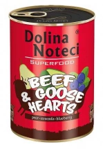 Dolina Noteci (Доліна Нотечі) Premium Superfood Консерви з яловичих і гусячих сердець для собак