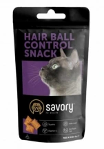 Savory (Сейворі) Cats Snacks Pillows Hair Ball Control Ласощі з куркою для виведення шерсті у котів img