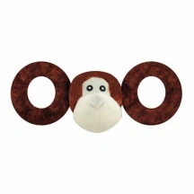 Jolly Pets (Джолі Петс) Monkey Dog Toy Іграшка-пищалка Мавпа для перетягування для собак img