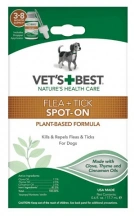 Vet's Best (Ветс Бест) Flea Tick Spot-on Краплі від бліх та кліщів для собак img