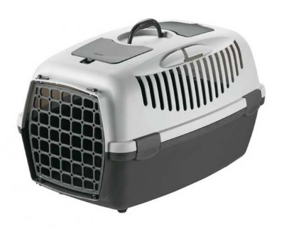 Stefanplast (Стефанпласт) Gulliver 2 Переноска з пластиковими дверима для собак і кішок до 8 кг, сірий