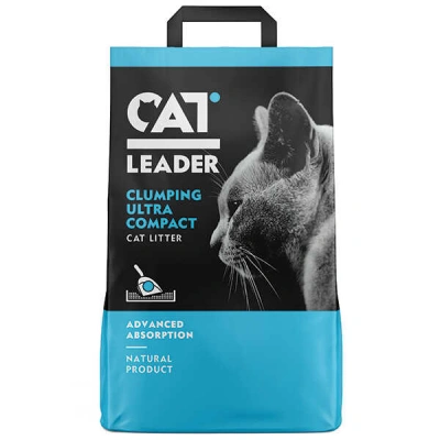 Cat Leader (Кет Лидер) Комкующийся наполнитель для кошек без аромата 5 кг