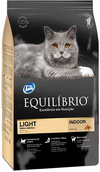 Сухой корм Equilibrio Cat Adult Light Indoor