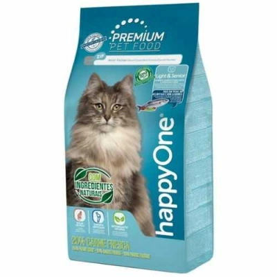 happyOne (хеппі Ван) Premium Cat Light & Senior Fresh Meat Сухий корм з птахом для малоактивних і літніх котів і кішок