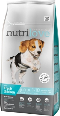 Nutrilove (Нутрілав) Junior Small & Medium Сухий корм для цуценят дрібних і середніх порід