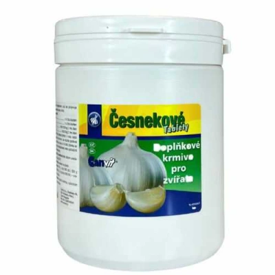 Canvit (Канвіт) Cesnekove Tablety Dog & Cat Харчова добавка з часником для котів і собак