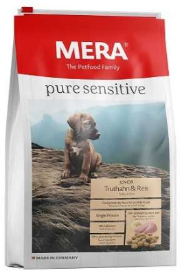 Mera (Мера) Pure Sensitive Junior Turkey & Rice Сухий корм з індичкою та рисом для молодих собак