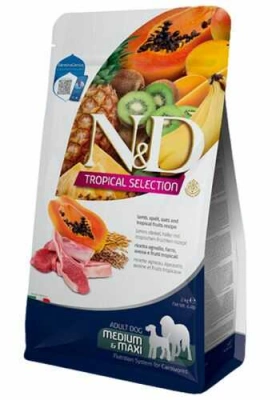 Farmina (Фарміна) N&D Tropical Selection Dog Adult Medium & Maxi Lamb Сухий корм з ягням і тропічними фруктами для дорослих собак середніх і великих порід