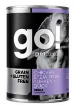 GO! (ГОУ) Grain Free Беззернові консерви для собак з куркою, качкою та індичкою img