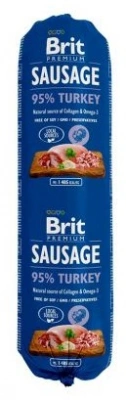 Brit Premium (Брит Преміум) Dog Sausage Вологий корм для собак з індичкою
