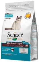Schesir (Шезір) Cat Sterilized & Light Fish Монопротеїновий корм з рибою для стерилізованих котів і кішок із зайвою вагою img