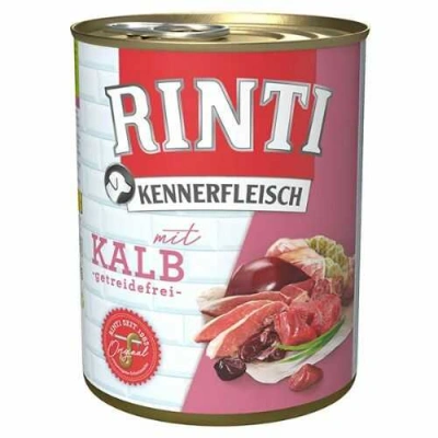 Rinti (Рінті) Kennerfleisch Dog Adult Veal Беззерновий вологий корм з телятиною для дорослих собак різних порід