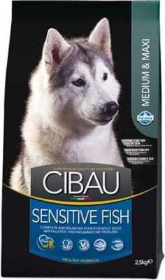 Farmina (Фарміна) Cibau Adult Medium & Maxi Sensitive Fish Сухий корм з рибою для дорослих собак середніх та великих порід із чутливим травленням
