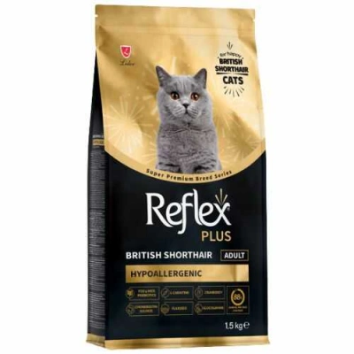 Reflex Plus (Рефлекс Плюс) Cat Adult British Shorthair Chicken Сухий корм з куркою для дорослих котів породи Британська короткошерста