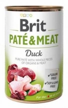 Brit (Бріт) Paté & Meat Duck Паштет для собак з качкою img