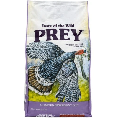 Taste of the Wild (Тейст оф зе Вайлд) Prey Cat All Life Stages Turkey Беззерновий сухий корм з індичкою для котів, кішок і кошенят